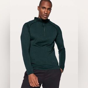 Lululemon Metal Vent Tech Hoodie Mariner LARGE Blue Hooded Athletic Pullover